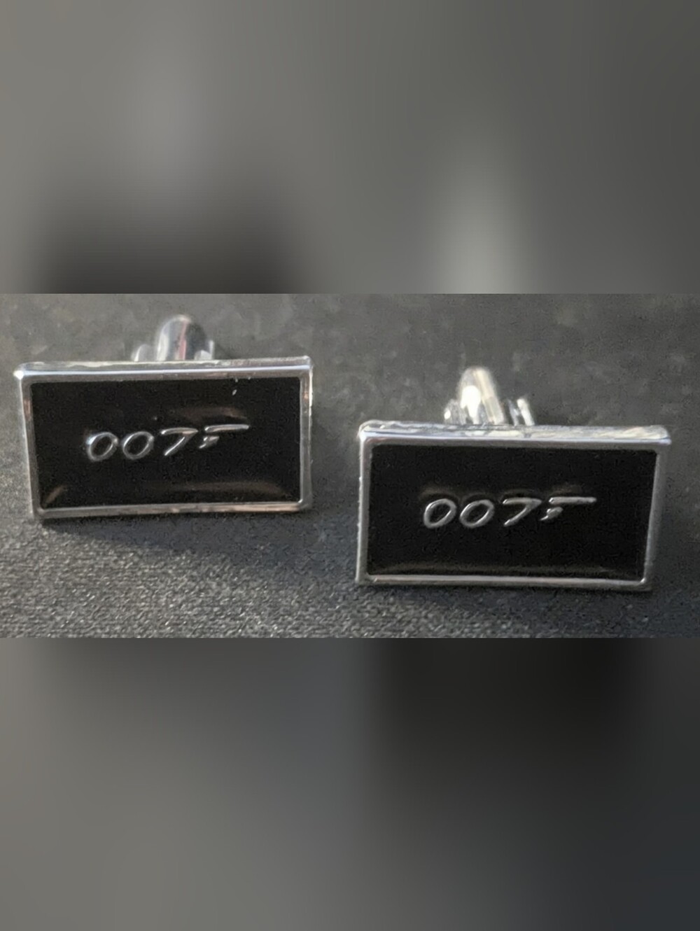 BNWT 007 Cufflinks Men's Black